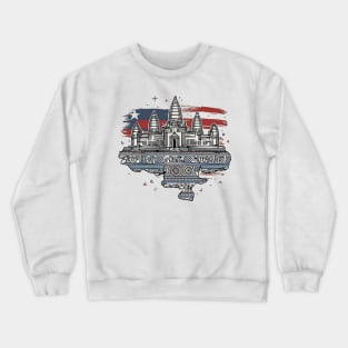 ANGKOR WAT IN CAMBODIA Crewneck Sweatshirt